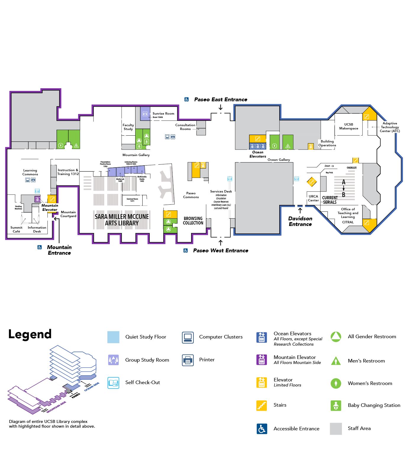 map of floor 1
