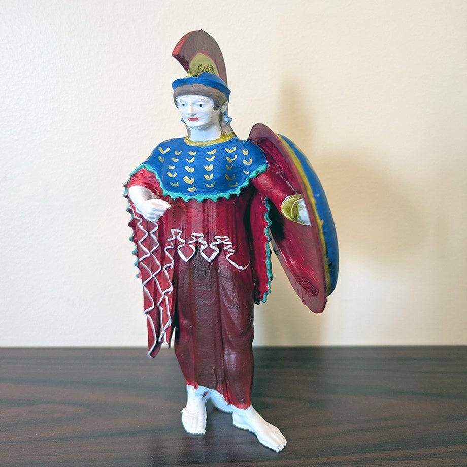 3D printed replica of an archaic Athena