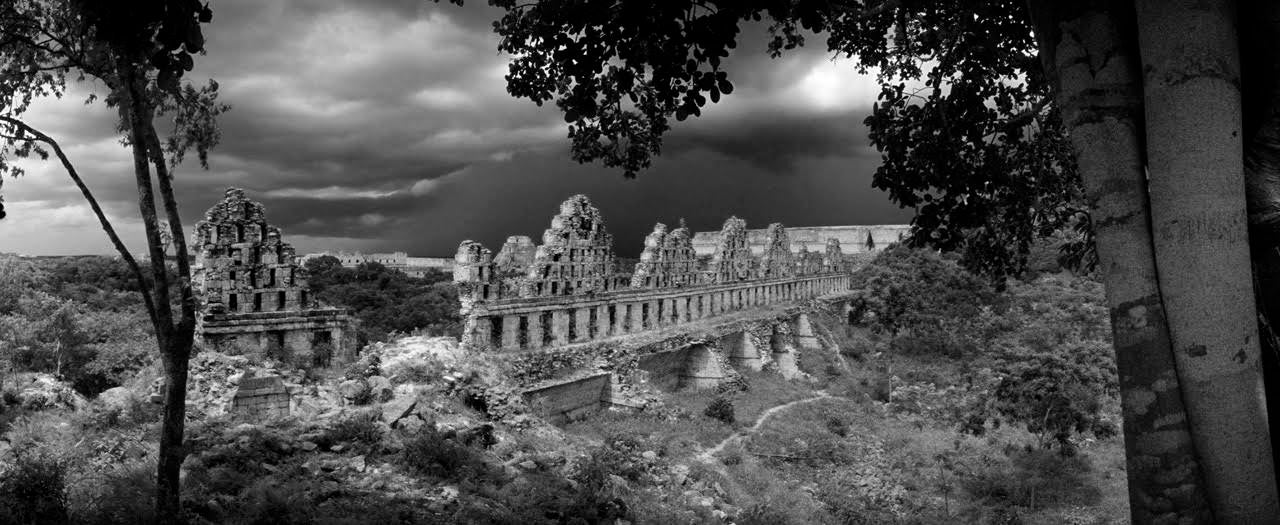 A photo of Mayan ruins taken by Everton