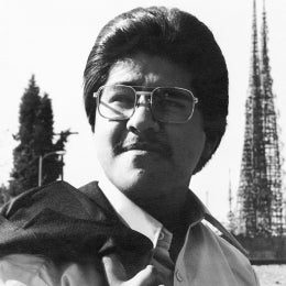 Black/white portrait of Luis J. Rodriguez