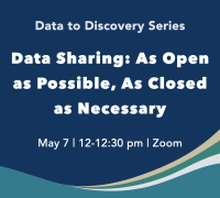 Icon for 5/7 Data to Discovery session on data sharing